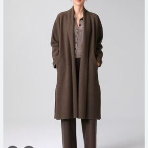 Eileen Fisher Brown Cozy Knit Cardigan